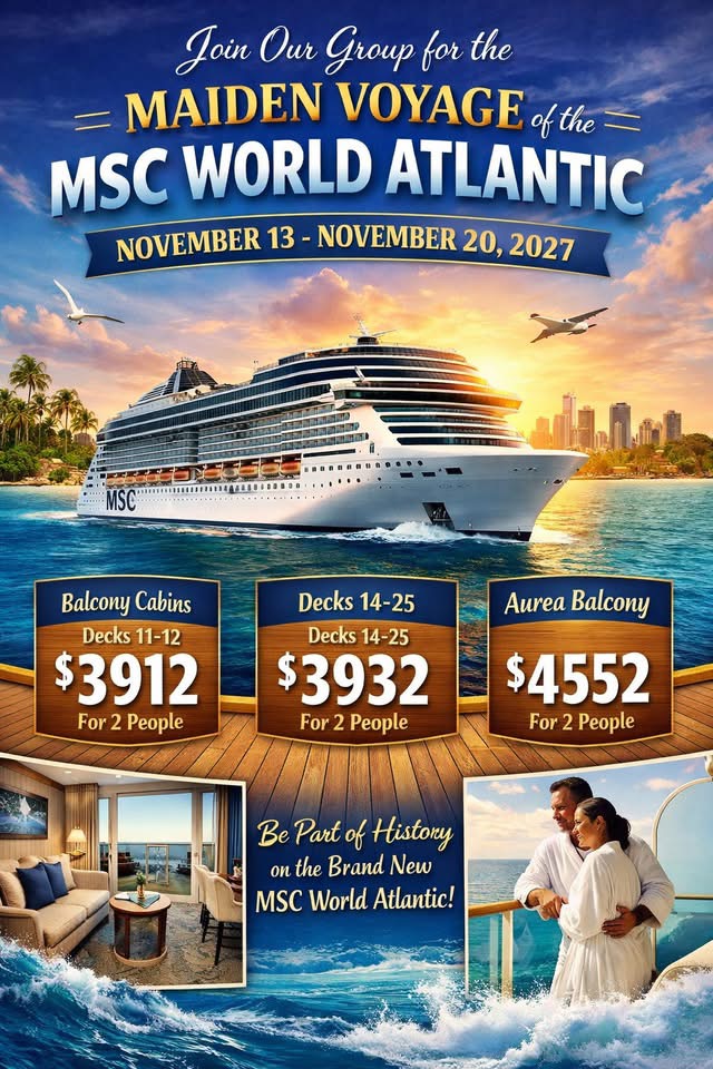 MSC World Atlantic maiden voyage