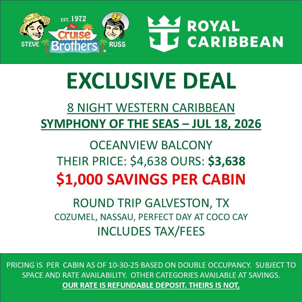 Exclusive Travel Deal