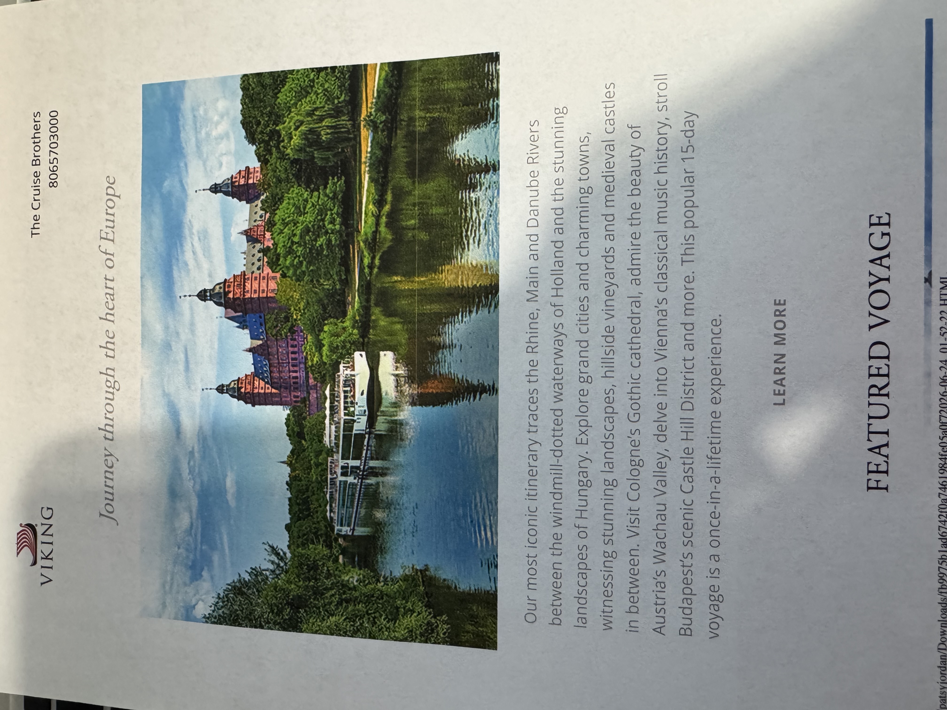 Viking cruise planning with Patsy Jordan