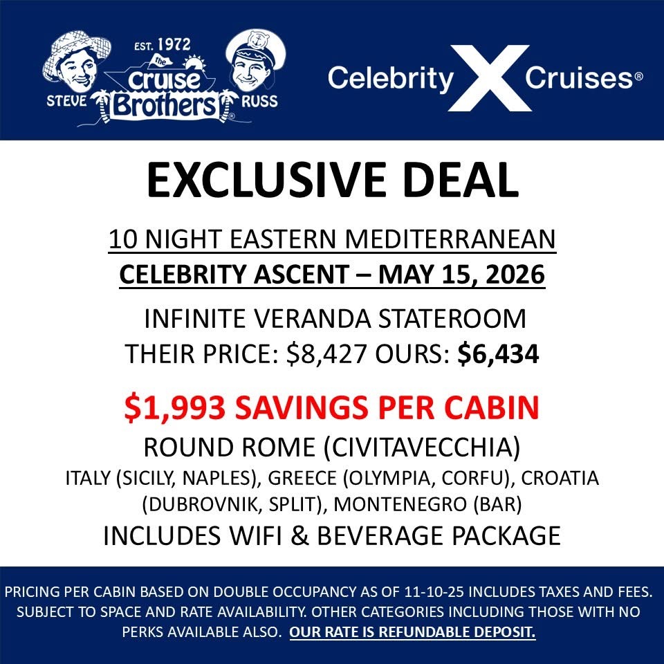 Exclusive Travel Deal