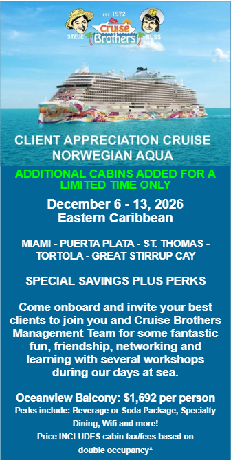 Early Christmas Cruise deal details