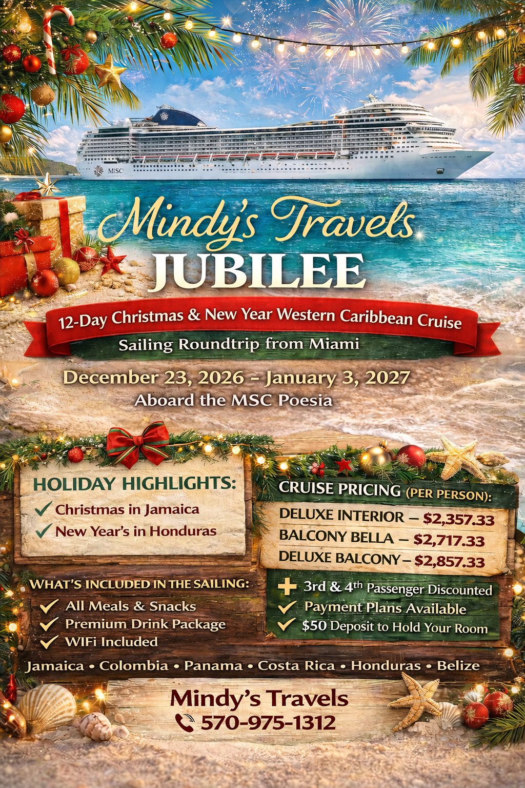 Christmas & New Year’s cruise