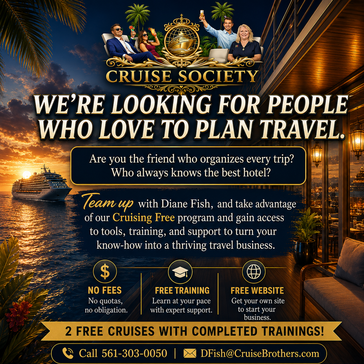 Join my travel agent team flyer