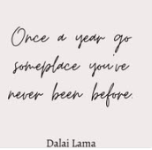 Travel opens new worlds - scenic destination view